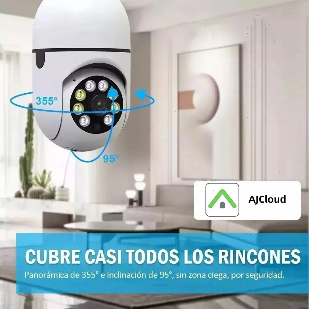 Cámara De Seguridad De Ip 360° 1080p Wifi Hd
