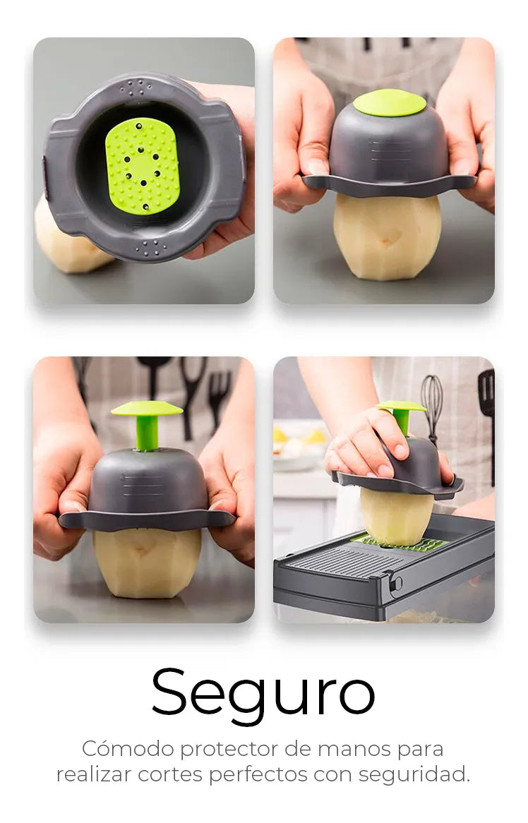 Rallador/Cortador De Cocina Multifuncional 14 en 1