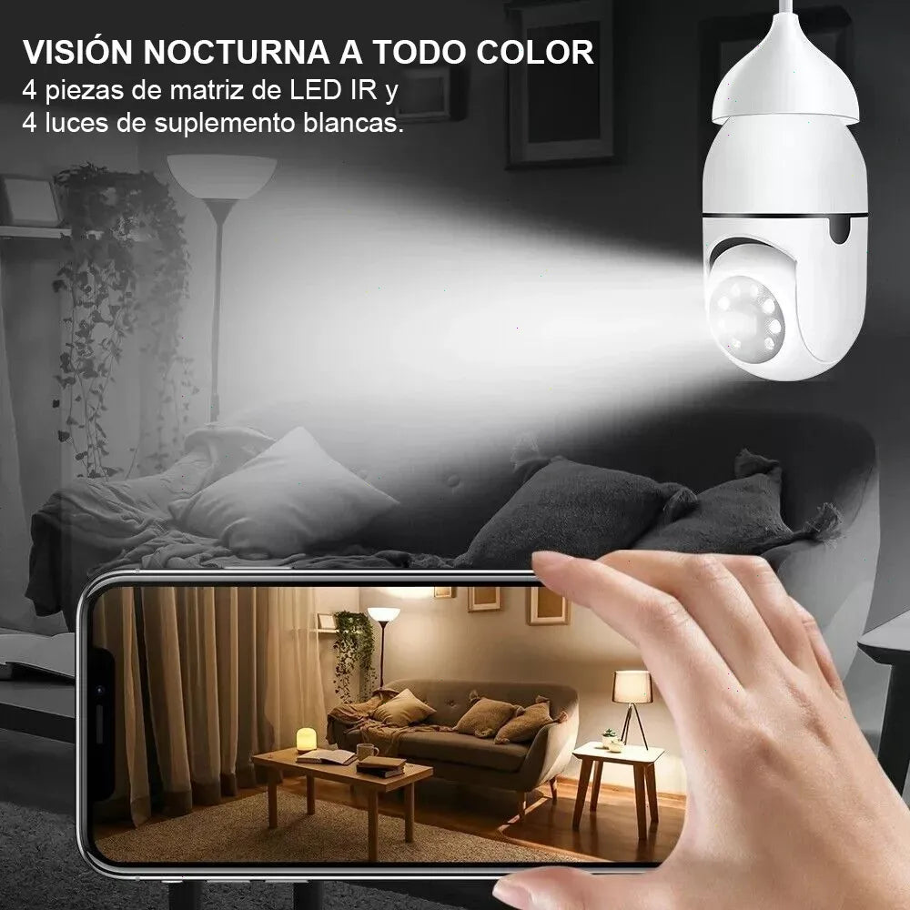 Cámara De Seguridad De Ip 360° 1080p Wifi Hd