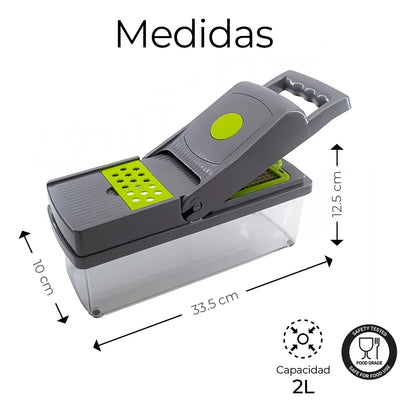 Rallador/Cortador De Cocina Multifuncional 14 en 1