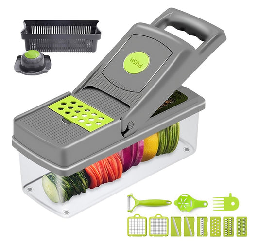 Rallador/Cortador De Cocina Multifuncional 14 en 1